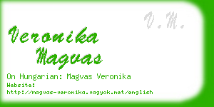 veronika magvas business card